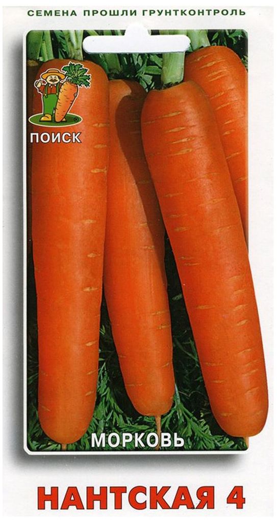 Изображение товара Семена Моркови Нантская 4 0,2 г