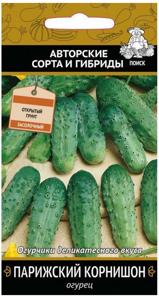Изображение товара Семена Огурца ПОИСК Авторские сорта и гибриды Парижский корнишон 15 шт