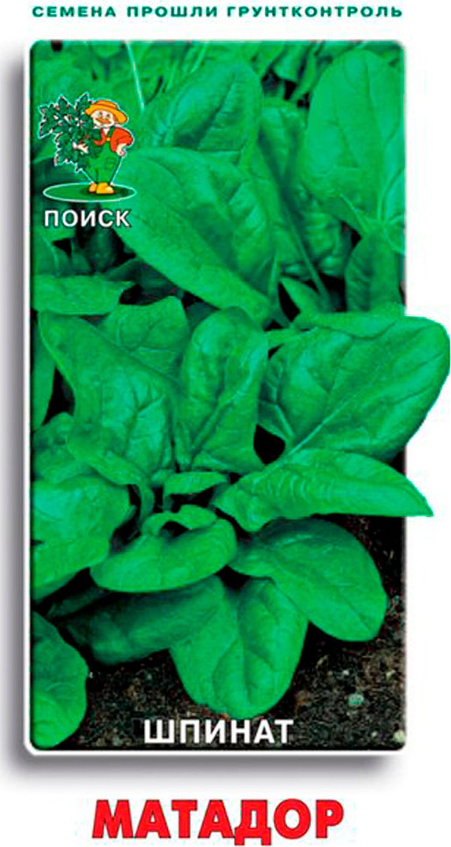 Изображение товара Семена Шпината ПОИСК Матадор 3 г
