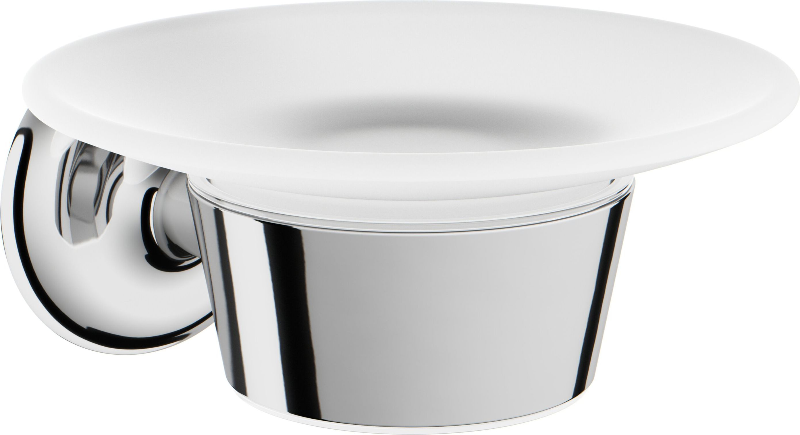 Изображение товара Мыльница AM.PM Like хром из стекла и стали, настенная, современный дизайн