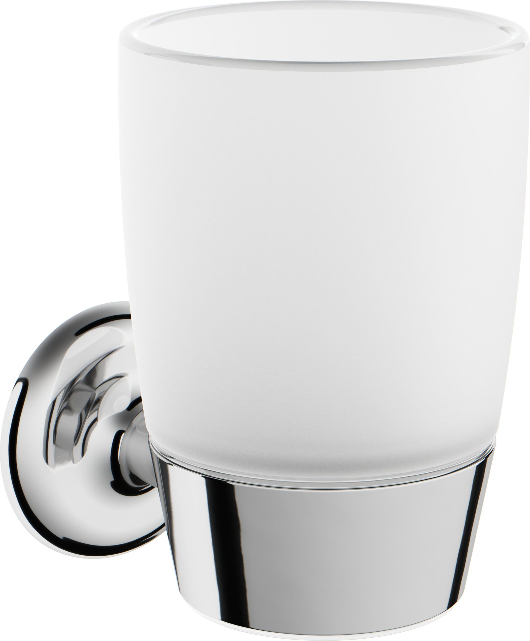 Изображение товара Стакан для ванной AM.PM Like хром стеклянный настенный дизайн премиум