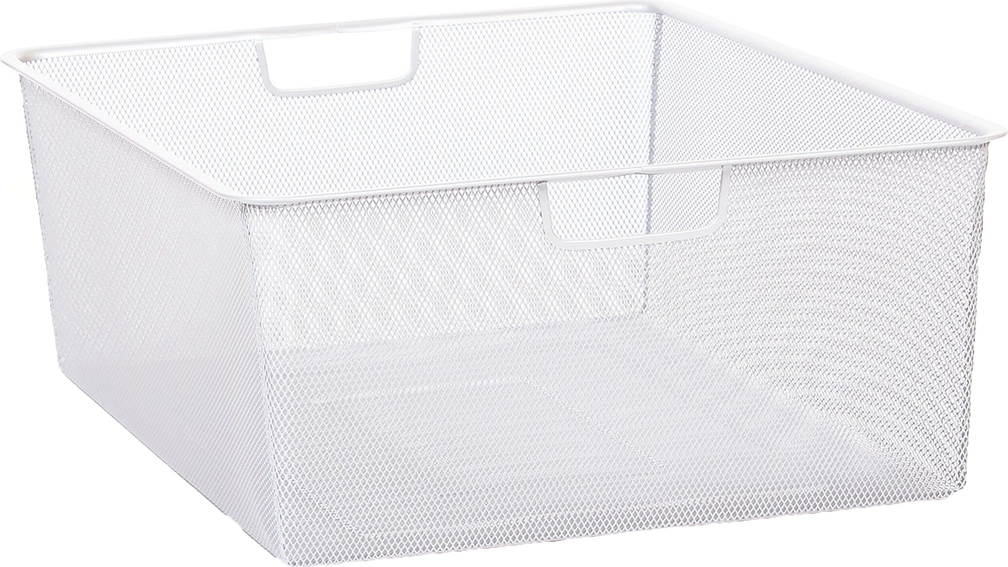 Изображение товара Корзина Larvij металлическая белая 555x410x180 мм