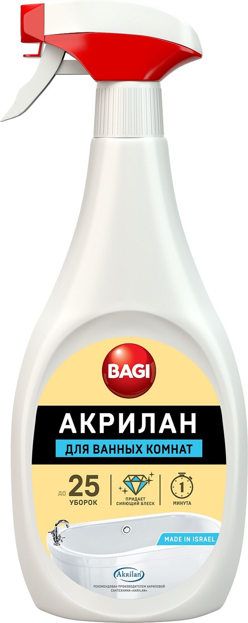 Изображение товара Bagi Акрилан для ванных комнат, 400 мл
