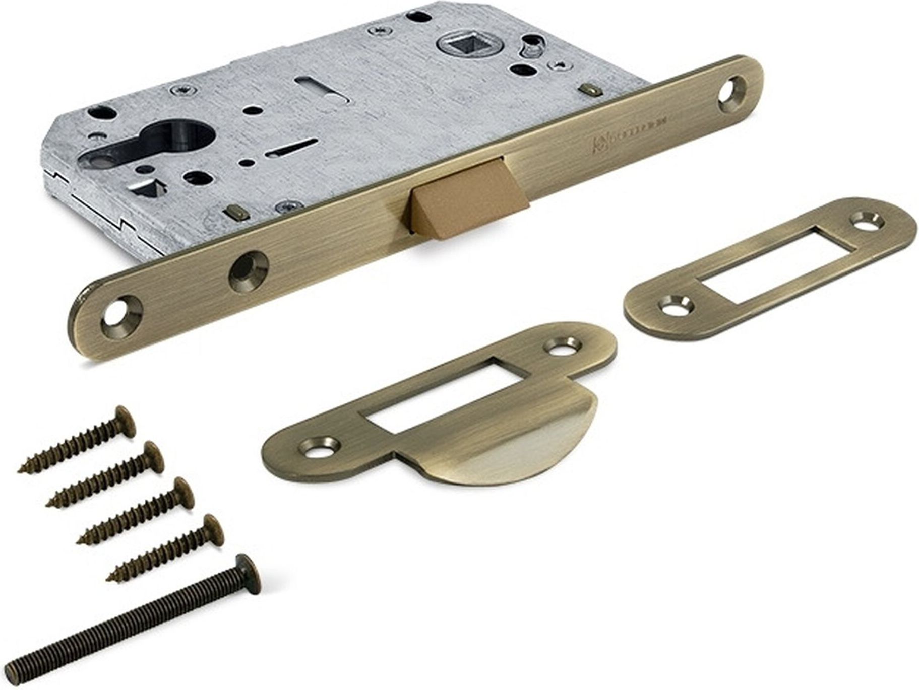 Изображение товара Корпус замка Palladium 600 AB бронза для межкомнатных дверей