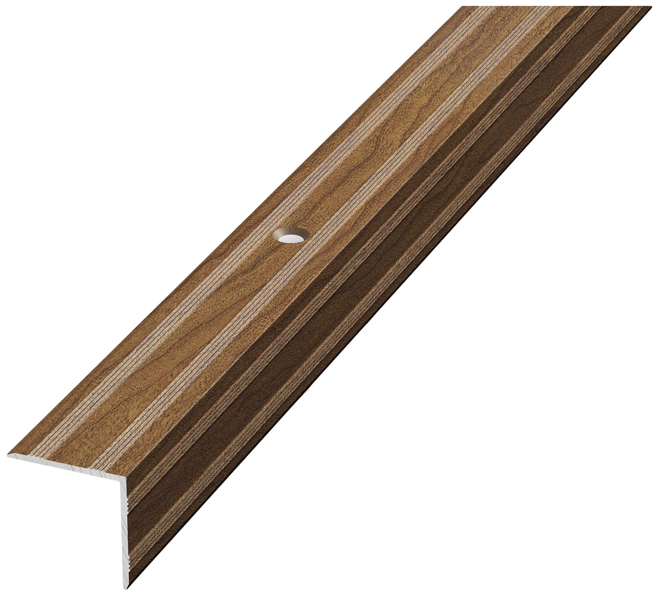 Изображение товара Порог угловой ЛУКА ПУ 05 Дуб престиж алюминий 900x20 мм для напольных покрытий