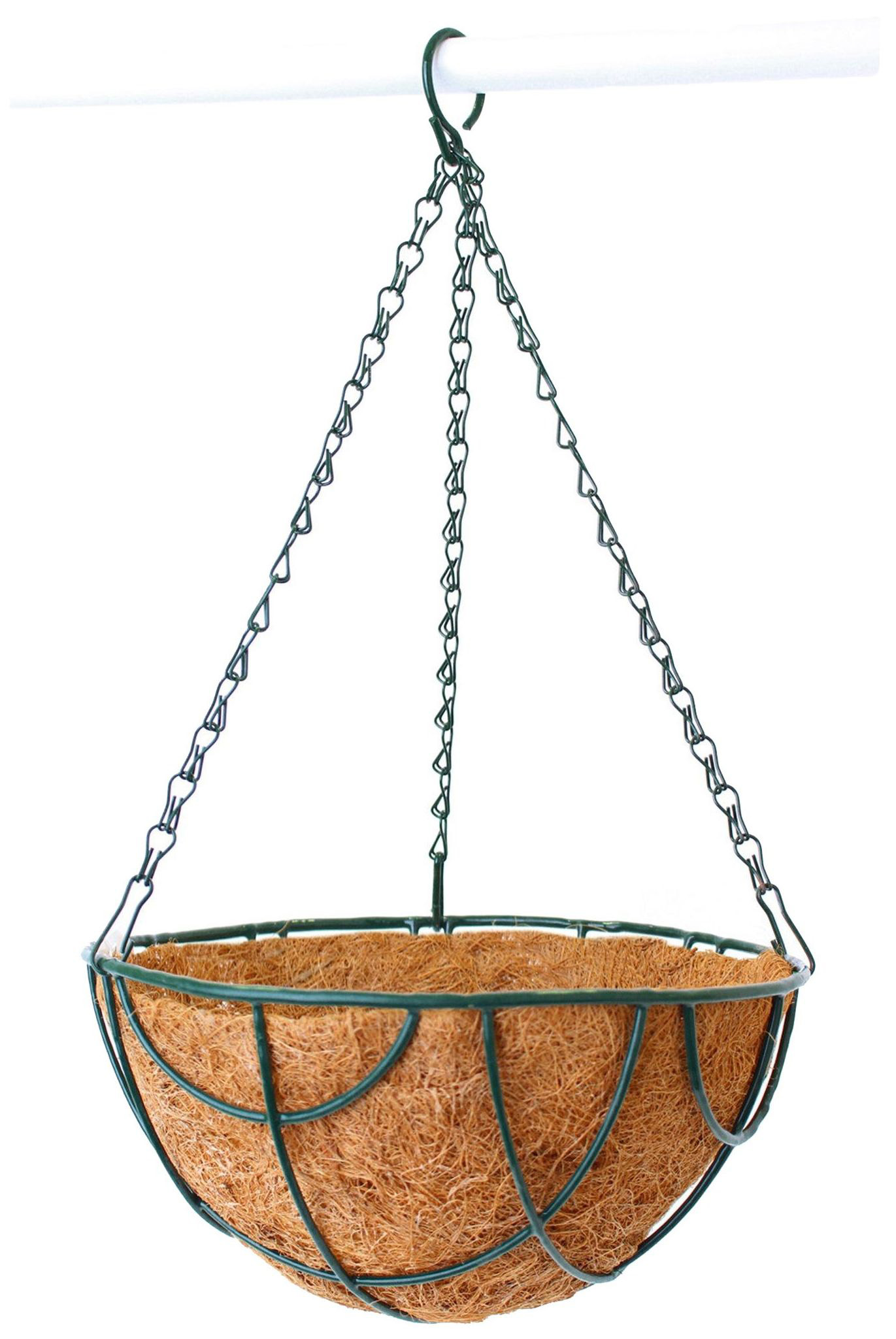 Изображение товара Кашпо GARDEN SHOW d25 см 5,5 л металлическое коричневое