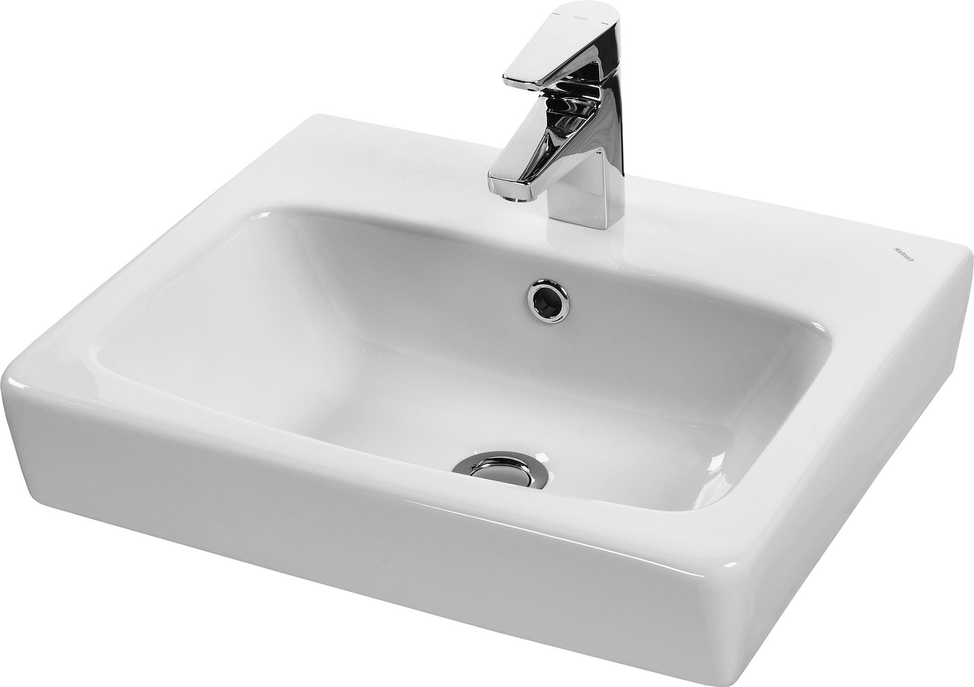 Изображение товара Раковина встраиваемая SANTEK Нео 60 см белая компактная