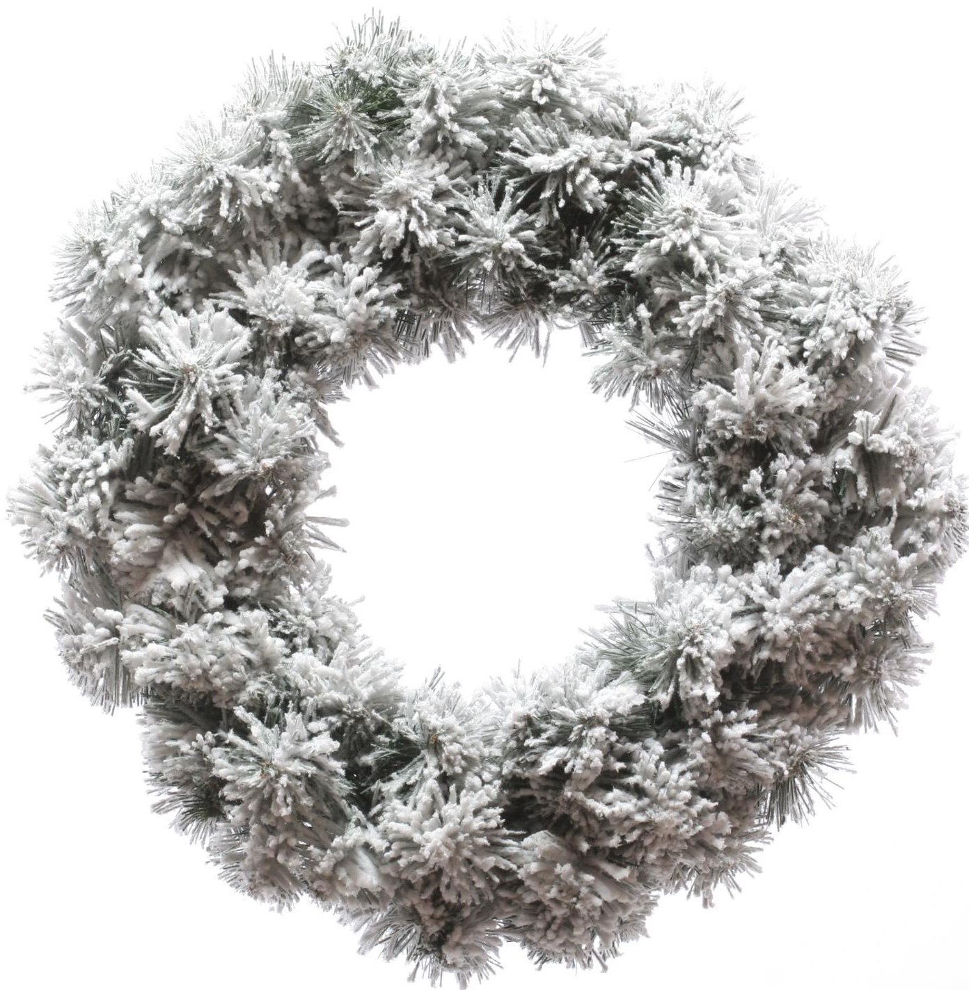 Изображение товара Новогодний венок Снежная фантазия 45 см для украшения интерьера и улицы