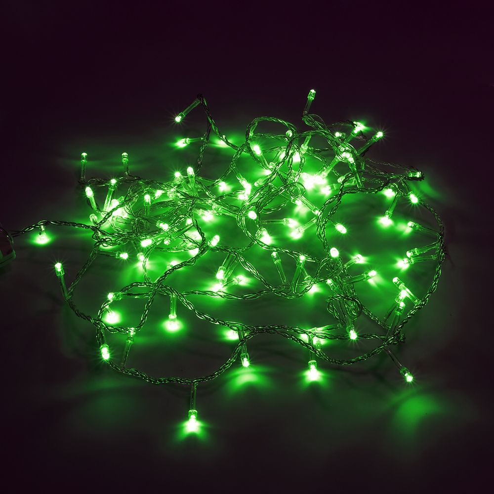 Изображение товара Гирлянда внутренняя нить SH LIGHTS 100 LED зеленый 5 м LED-гирлянда для интерьера