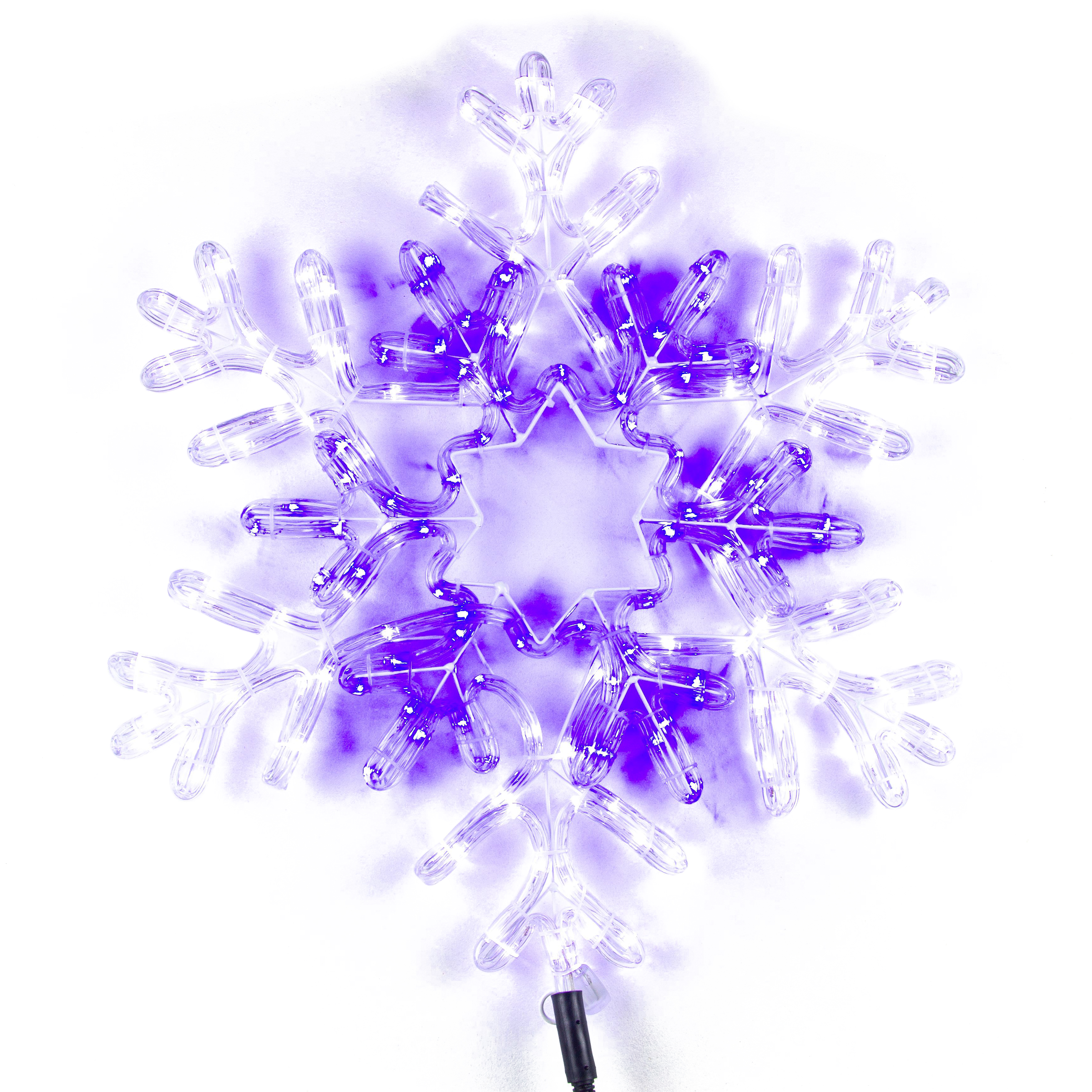 Изображение товара Световая фигурка SH Lights HiLightsDecor Снежинка 52 см сине-белая