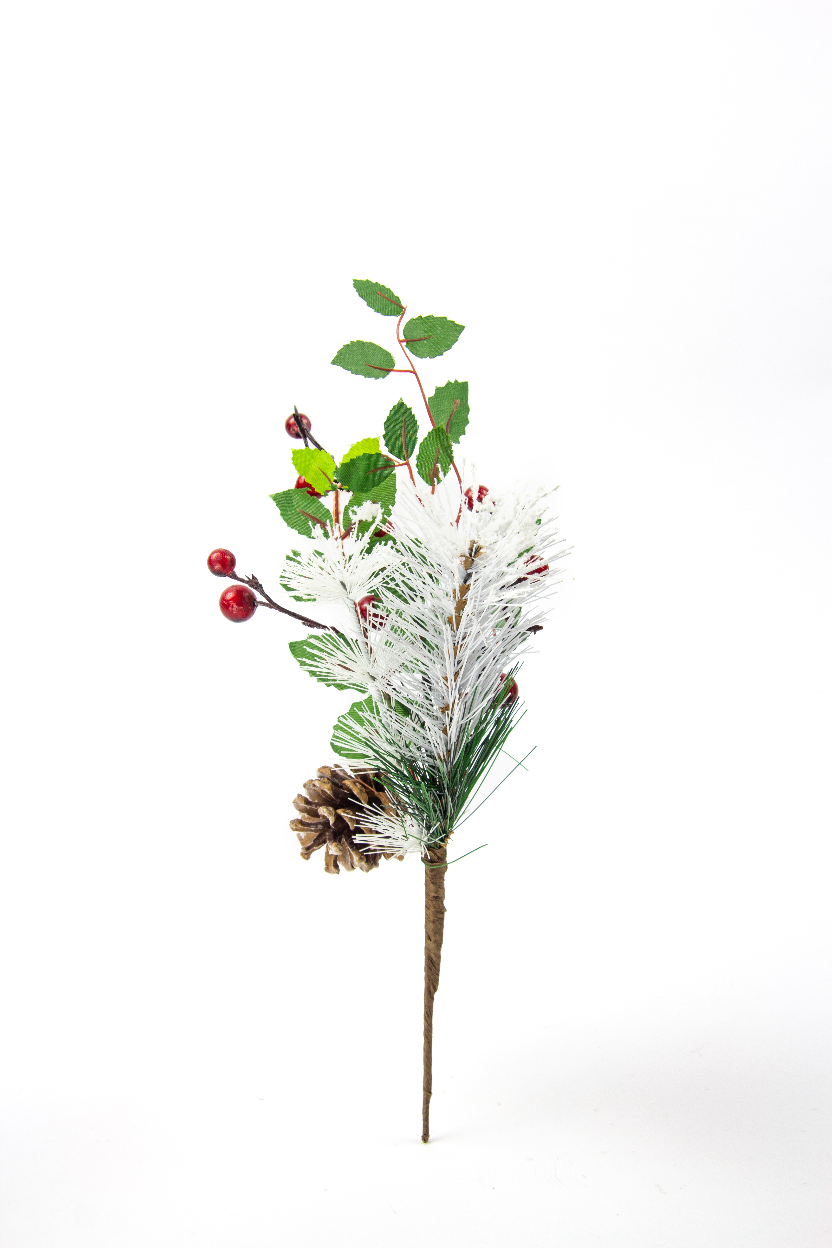 Изображение товара Украшение новогоднее ветка 32 см