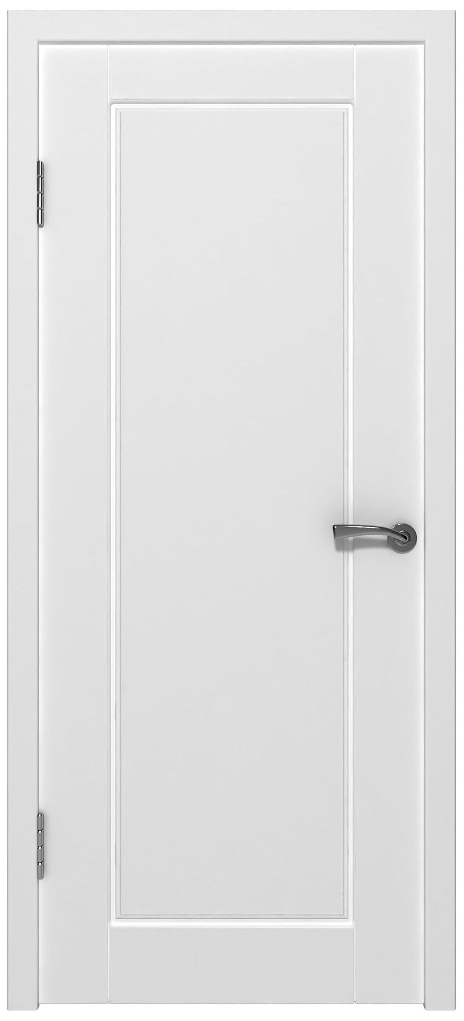 Изображение товара Межкомнатная глухая дверь Порта Эмаль Белая 70х200 см для современного интерьера