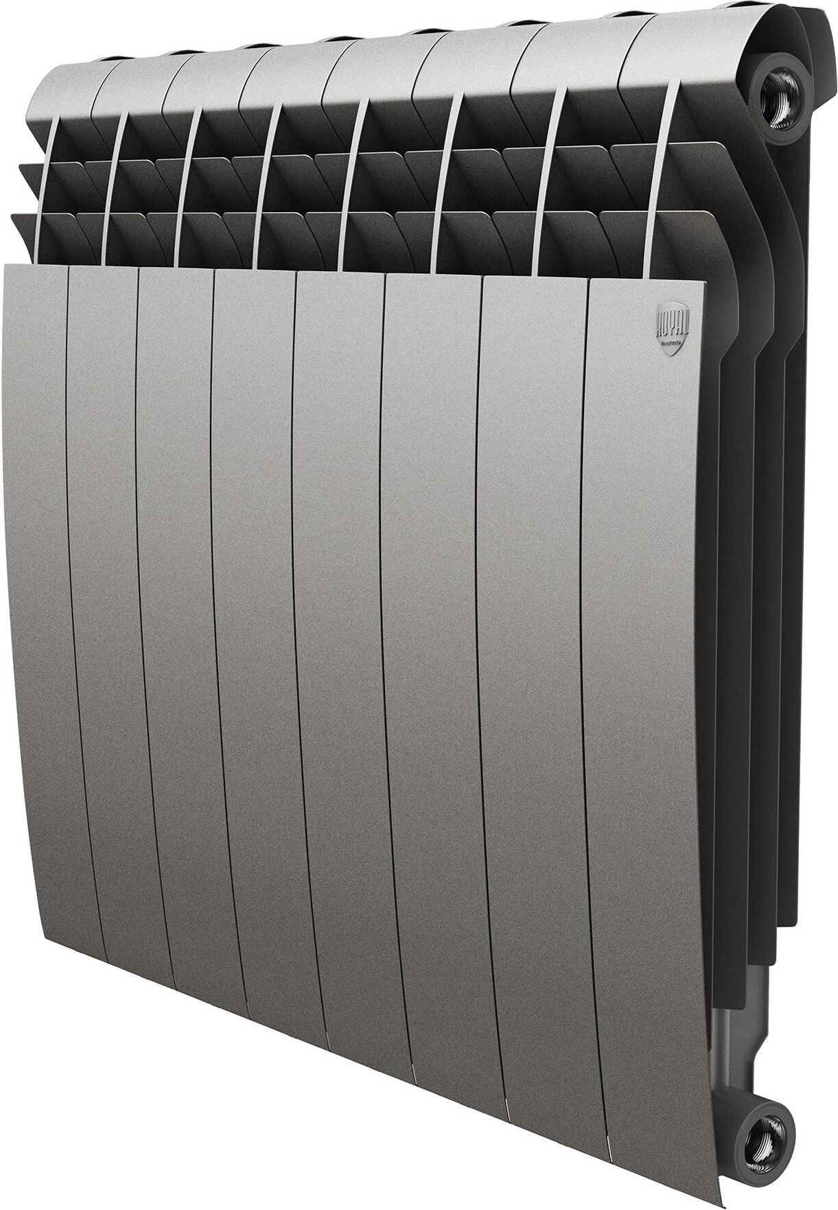 Изображение товара Биметаллический секционный радиатор Royal Thermo BiLiner 8 секций, боковое подключение