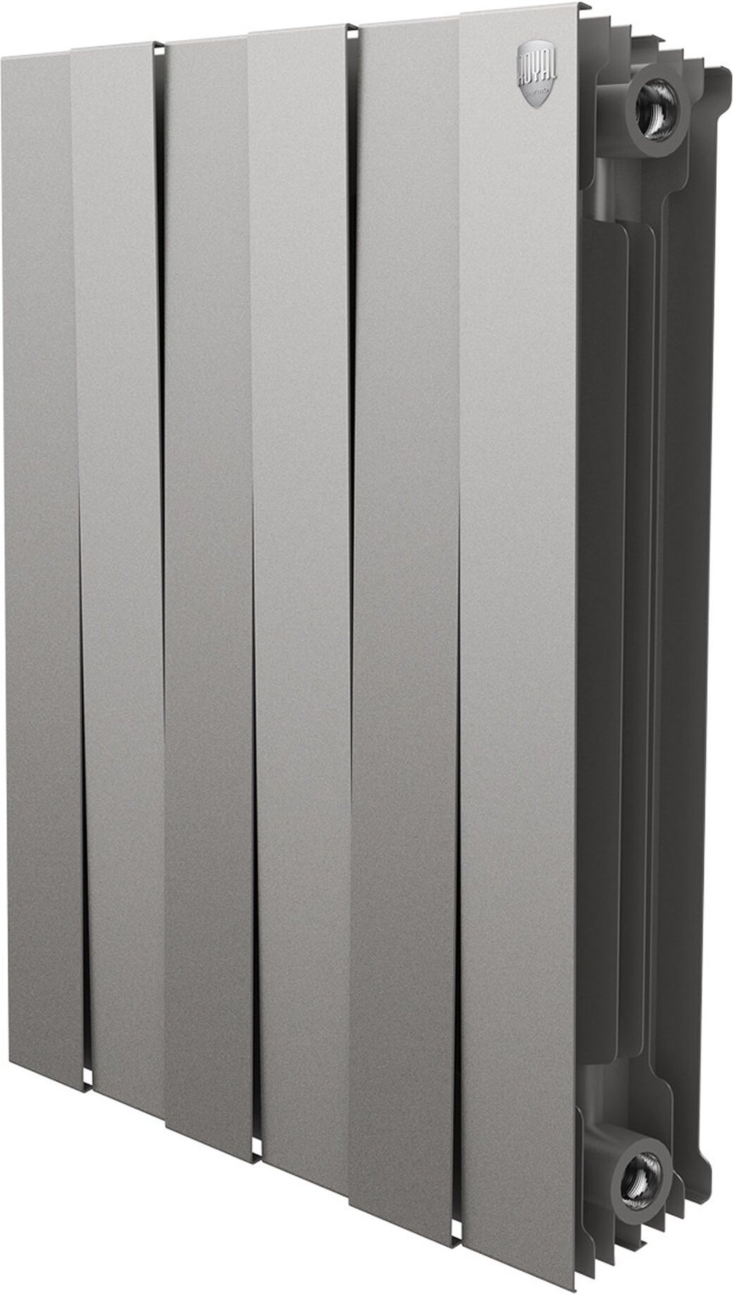 Изображение товара Радиатор биметаллический Royal Thermo PianoForte 500 8 секций серебристый надежный обогреватель