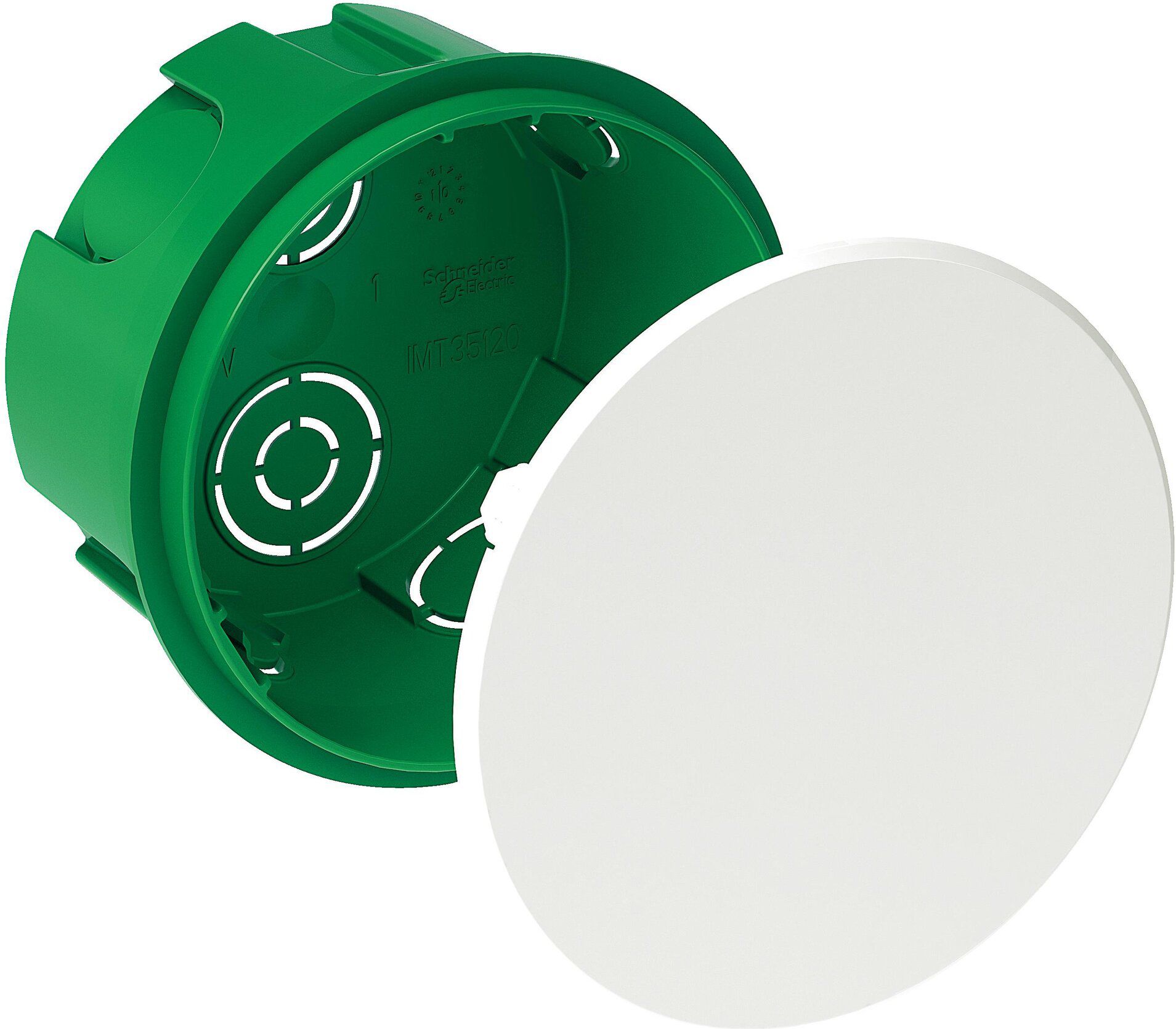Изображение товара Распределительная коробка Schneider Electric Multifix 5 вводов 68х40 мм