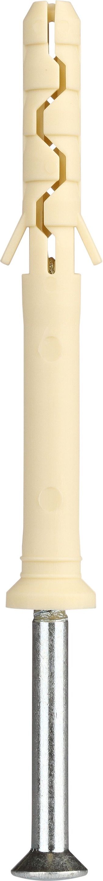 Изображение товара Дюбель-гвоздь ЕВРОПАРТНЕР PDG UK 6x80 потайной бортик нейлон 60 шт