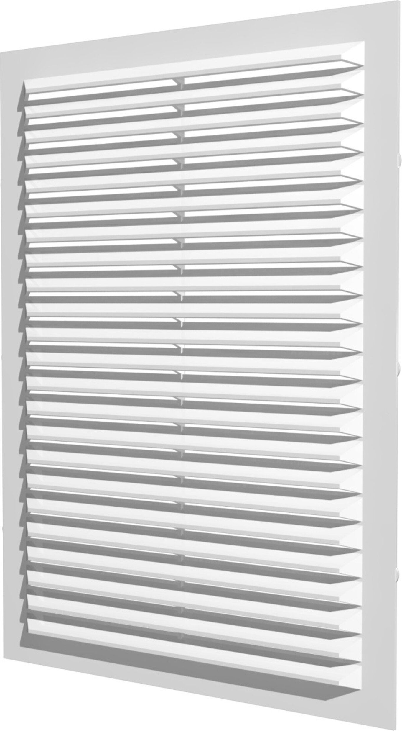 Изображение товара Решетка приточно-вытяжная ERA 1724С пластик 170x240 мм белая для вентиляции