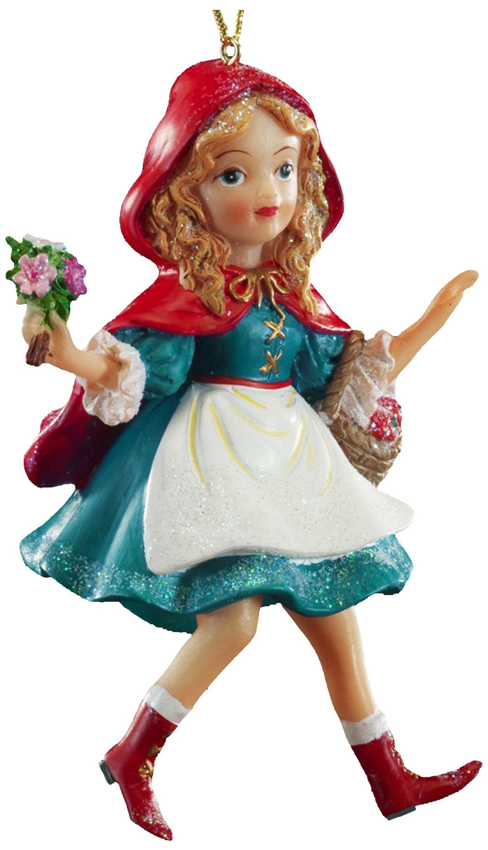 Изображение товара Ёлочная игрушка Красная шапочка 11х7 см для новогоднего декора