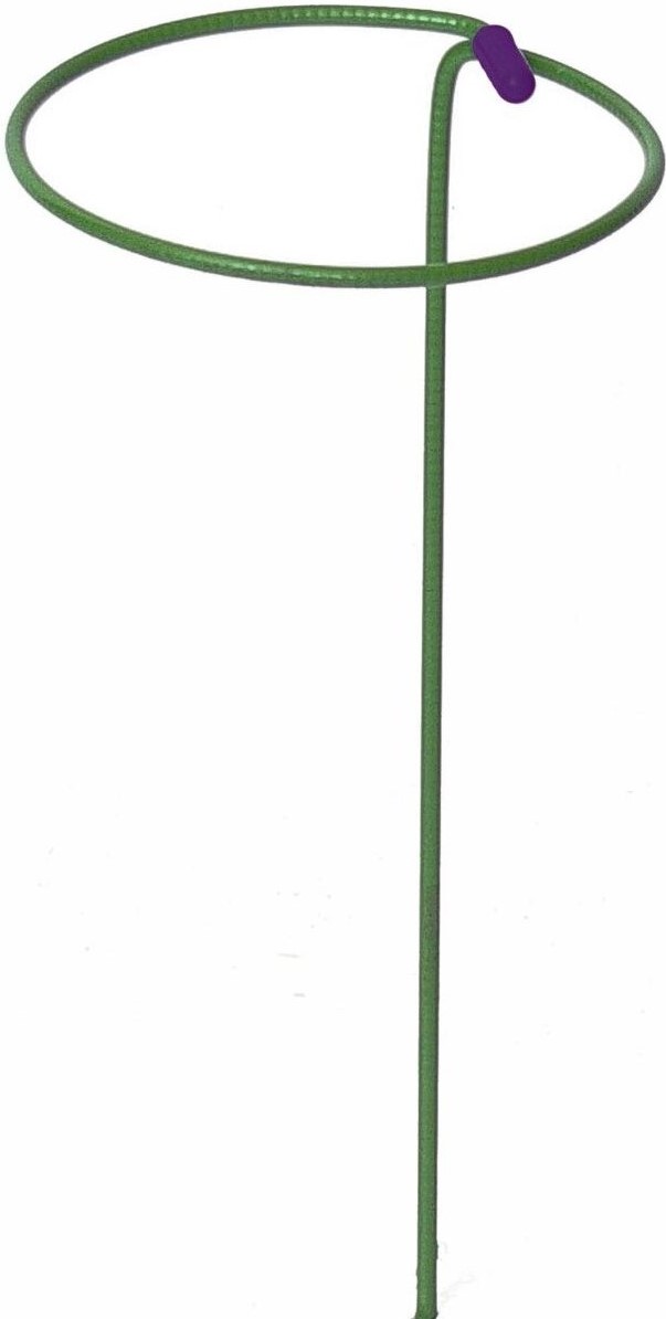 Изображение товара Опора круглая Клевер-С ПВХ для поддержки кустов 12х37х9 см зеленая