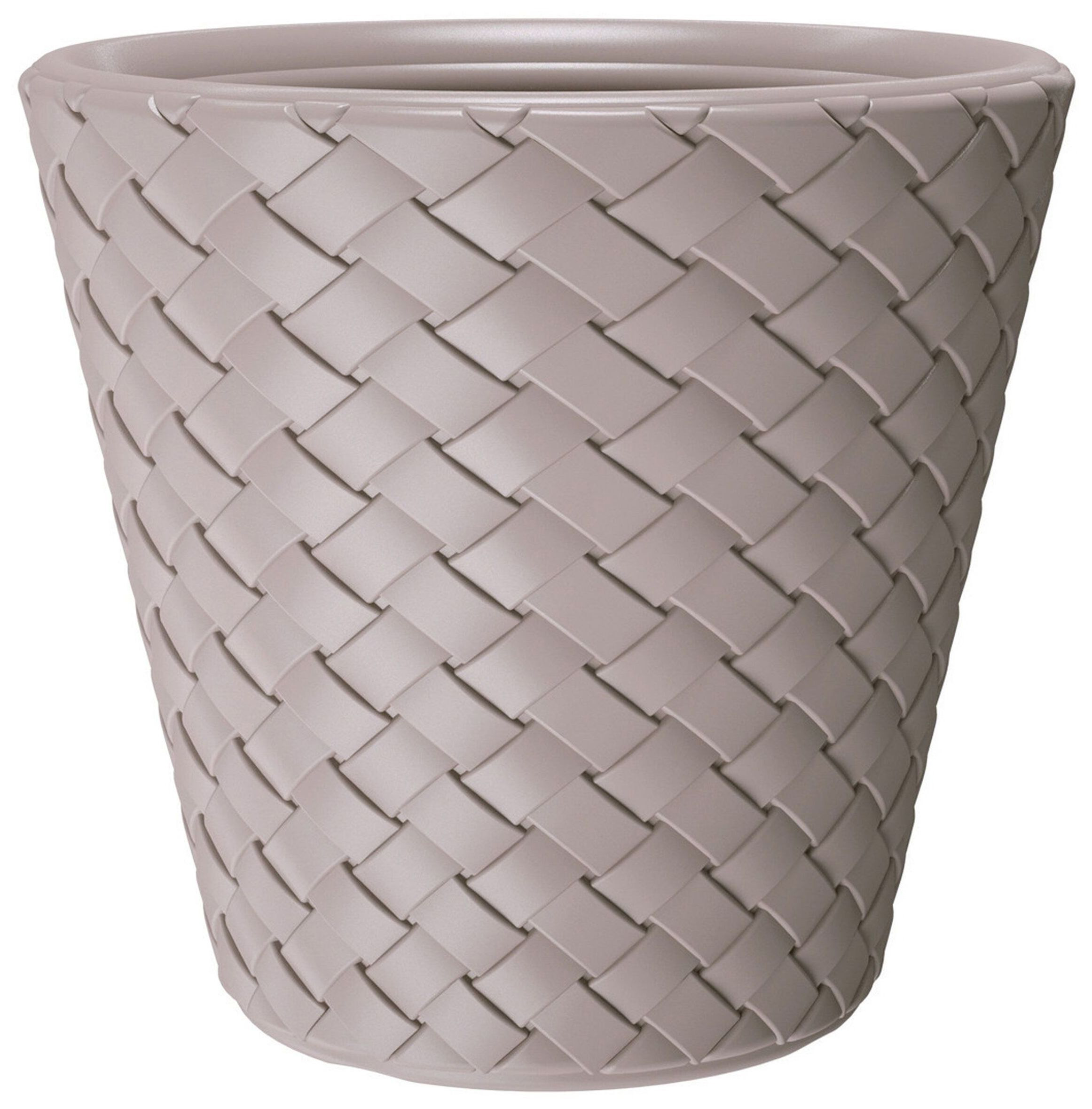 Изображение товара Кашпо Prosperplast Matuba d40 см 26 л полипропиленовое мокко