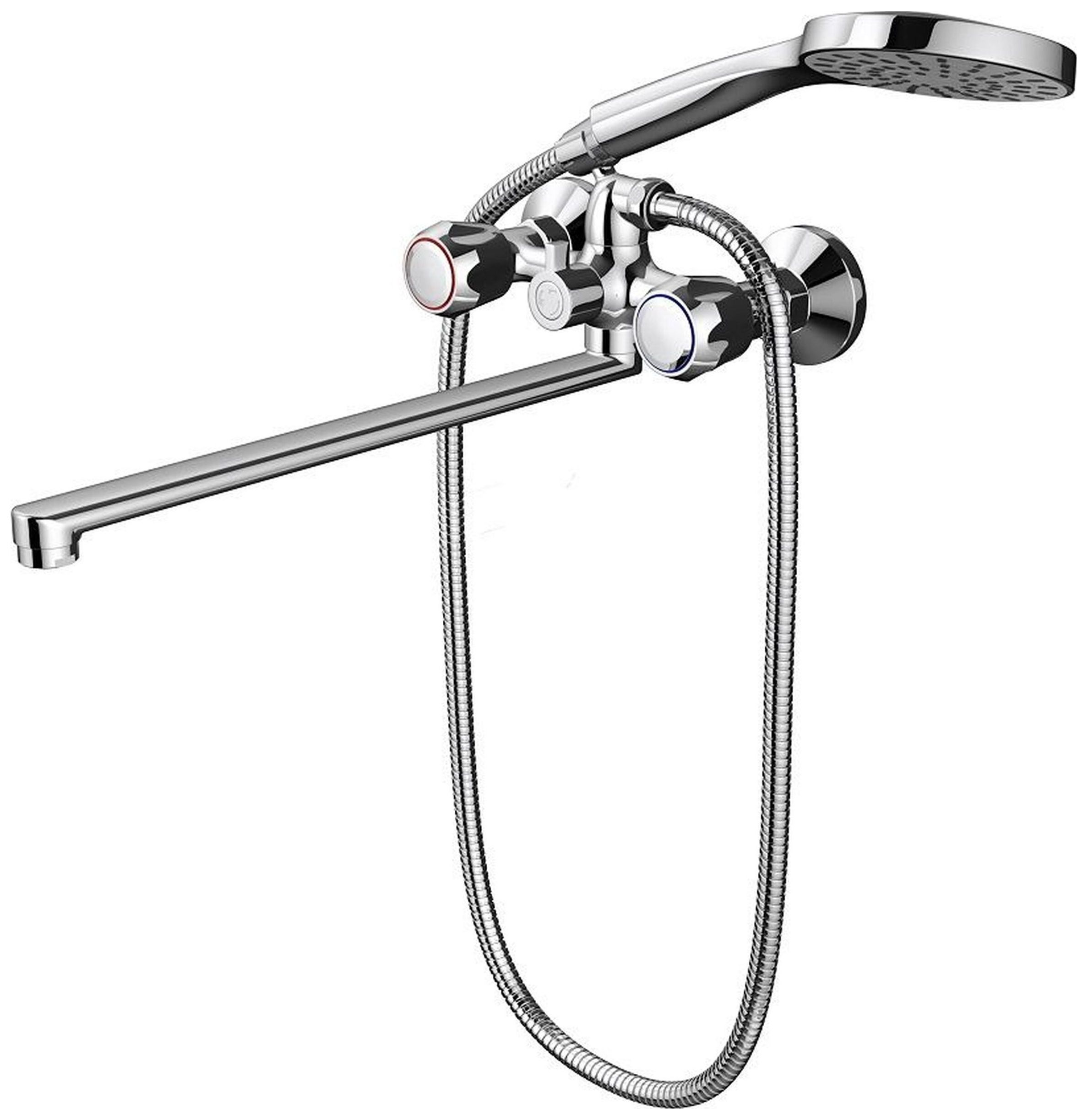 Изображение товара Смеситель для ванны Dorff Modern D7095000 с поворотным изливом и душевой лейкой