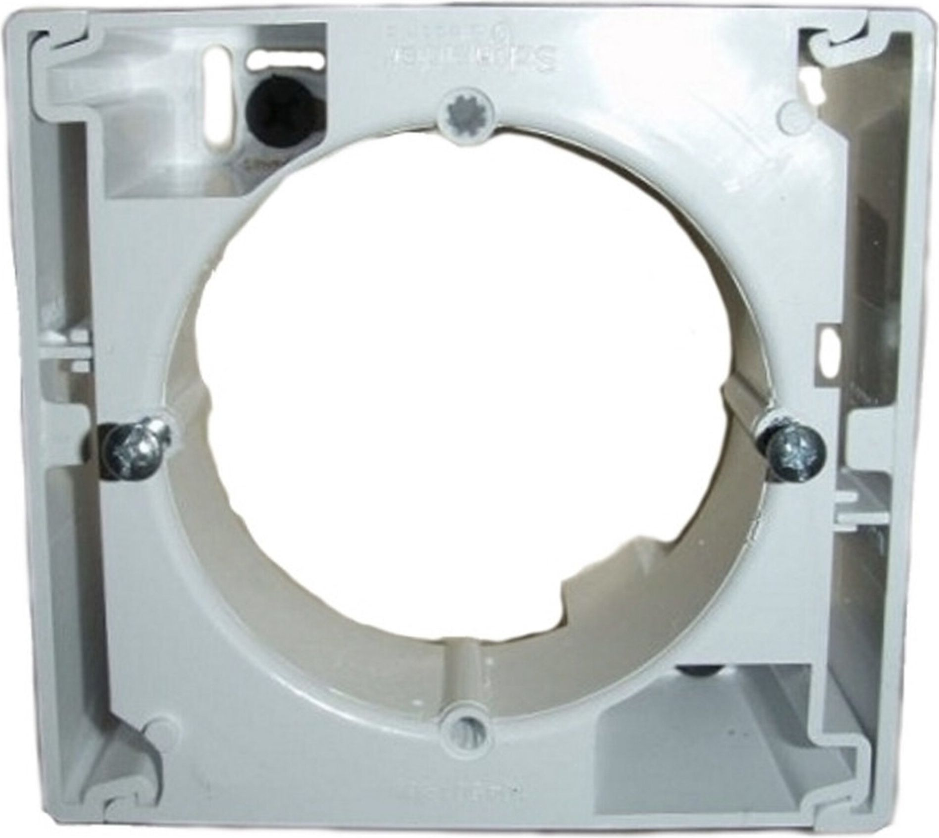 Изображение товара Подрозетник Schneider Electric Sedna 1 ввод 85х80 мм белый для наружного монтажа