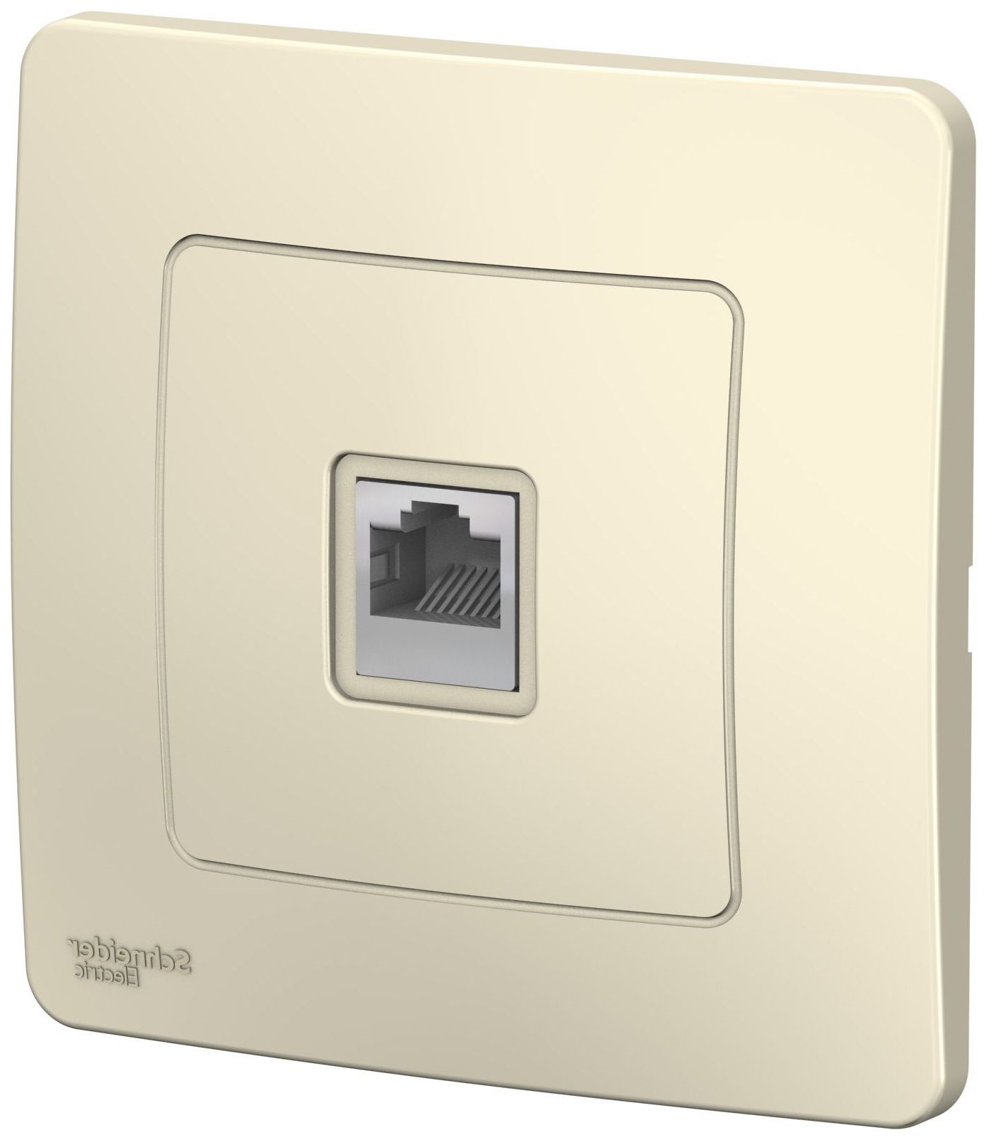Изображение товара Розетка RJ-11 1 пост Schneider Electric BLANCA молочный