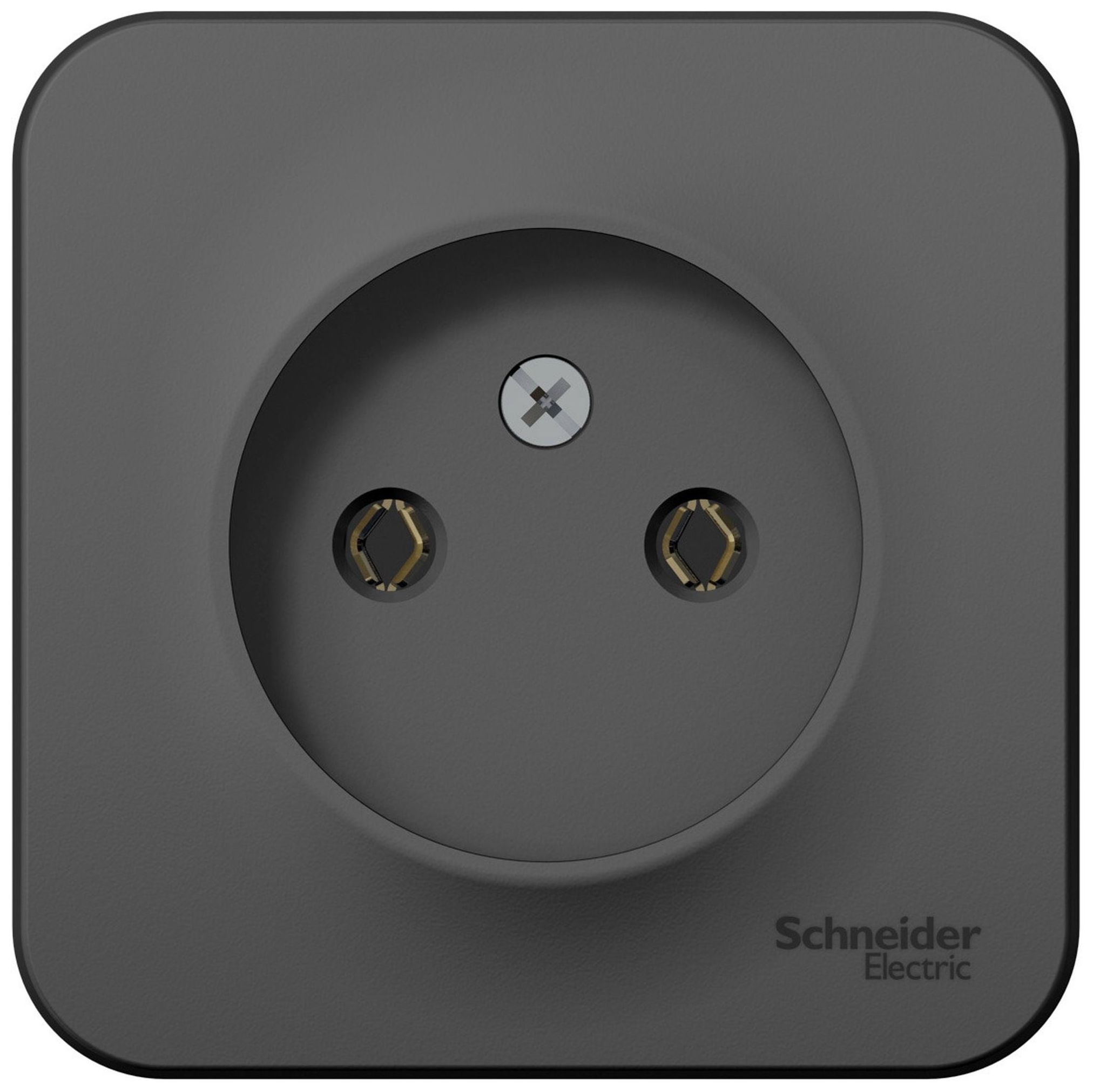 Изображение товара Розетка электрическая 1 пост Schneider Electric BLANCA антрацит