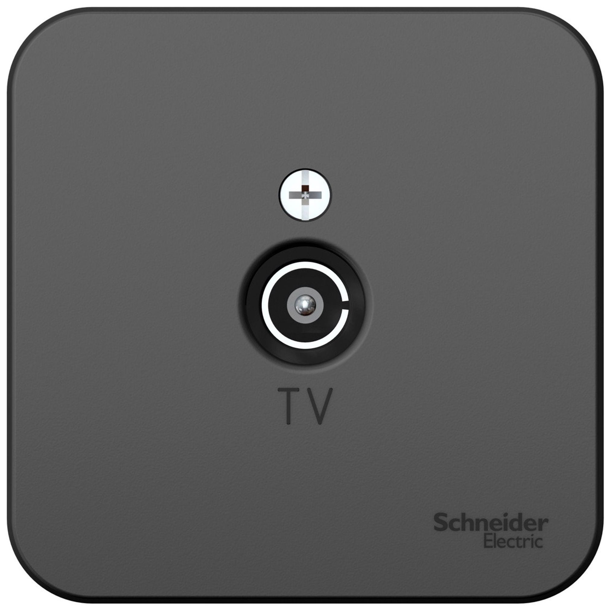 Изображение товара Розетка TV 1 пост Schneider Electric BLANCA антрацит