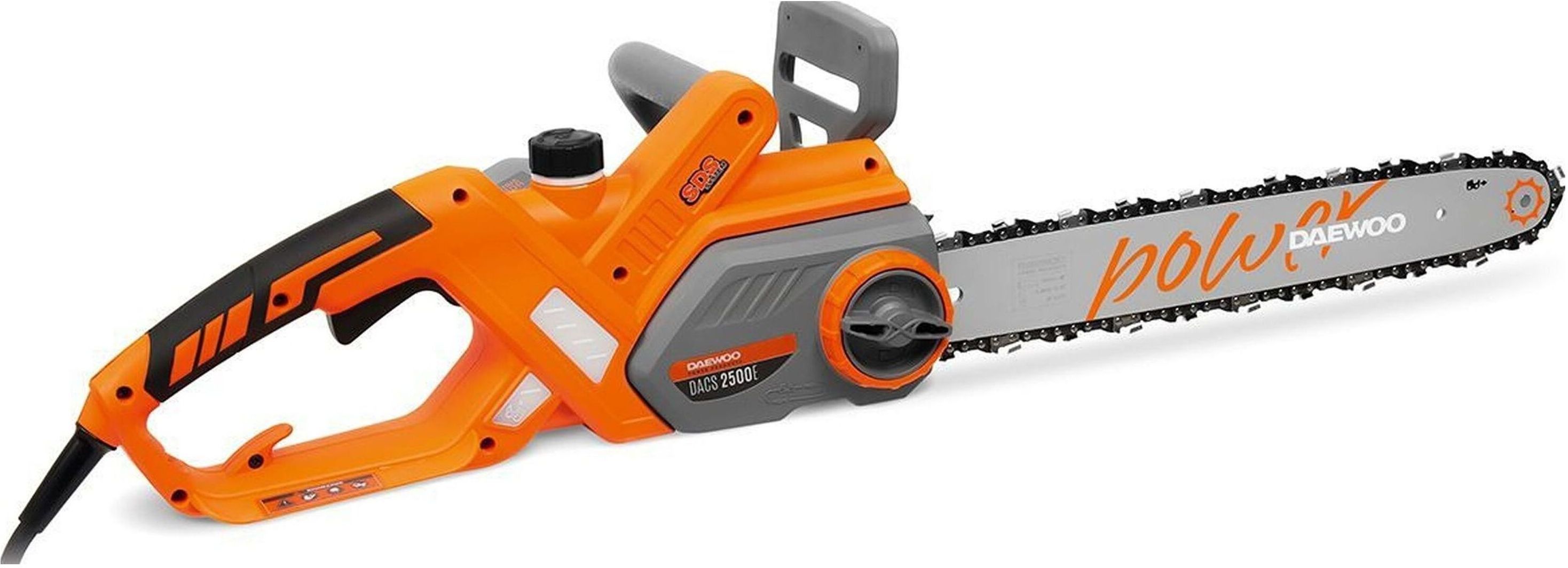 Изображение товара Электропила DAEWOO DACS 2500Е 2500 Вт для бытовых работ с цепью и автоматической смазкой