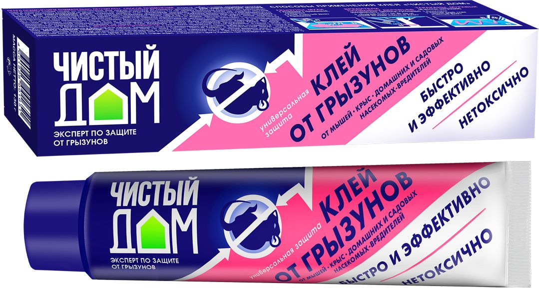 Изображение товара Клей Чистый Дом от грызунов 130 г