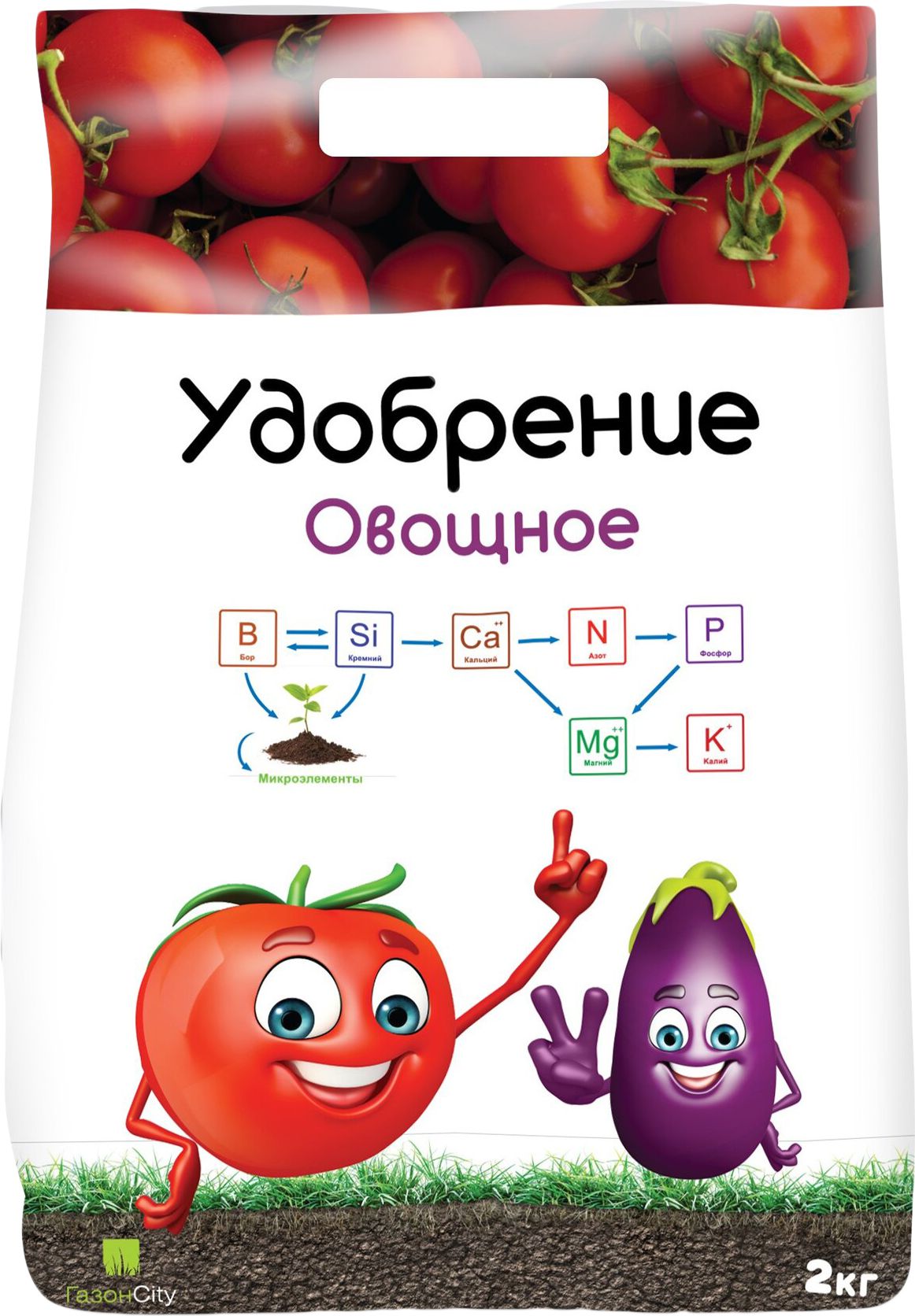 Изображение товара Удобрение ГазонCity Овощное 2 кг