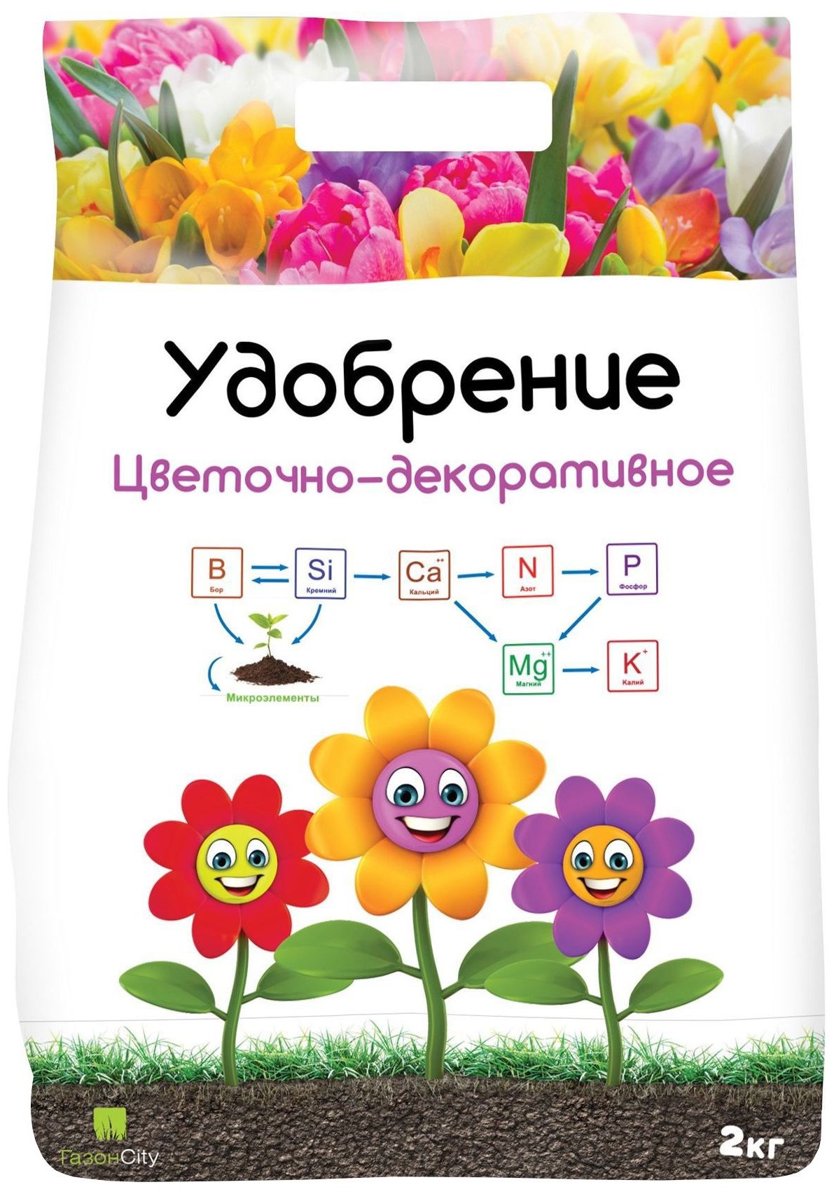 Изображение товара Удобрение минеральное ГазонCity Для сада и огорода 2 кг