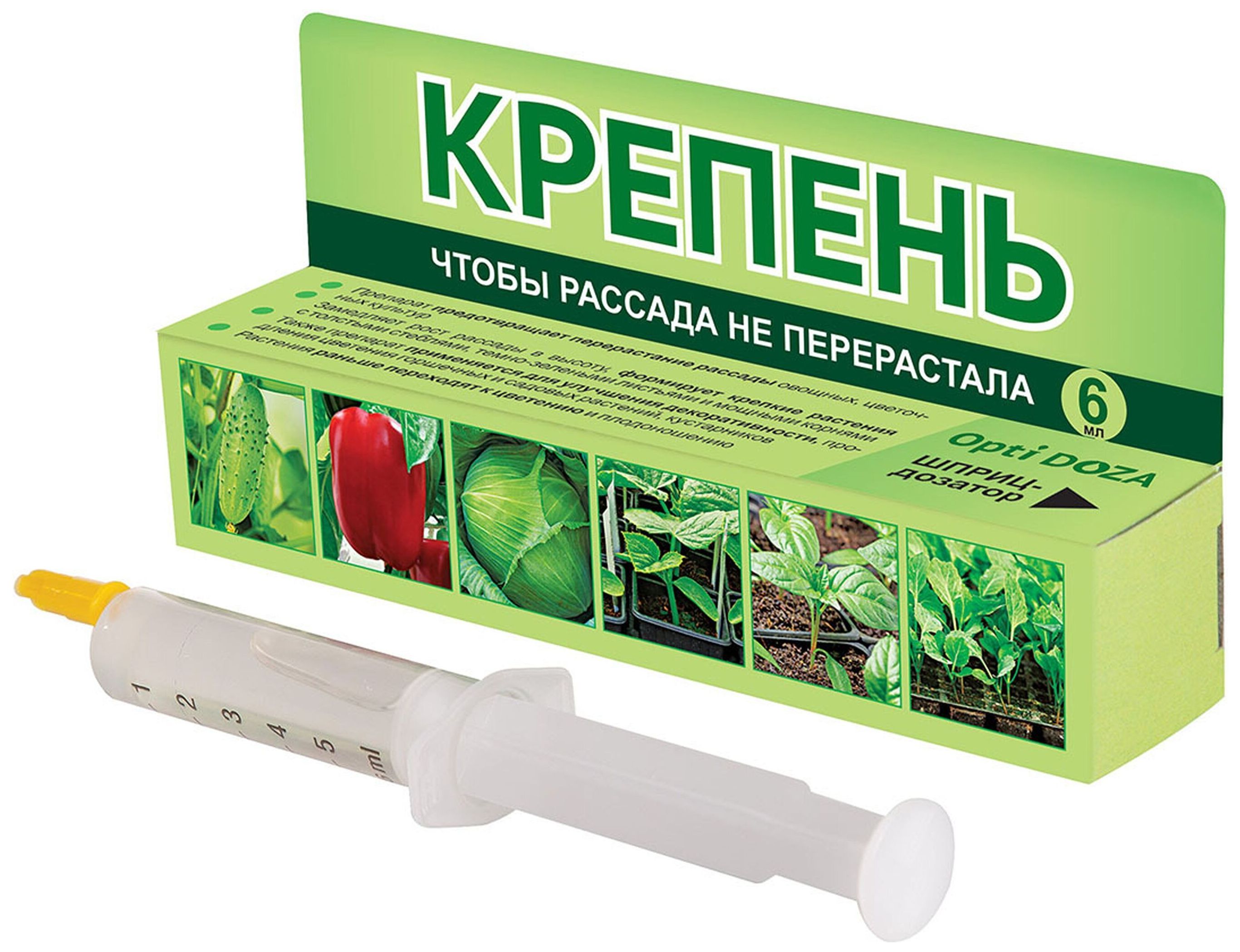 Изображение товара Стимулятор роста Opti Doza Крепень для рассады 6 мл