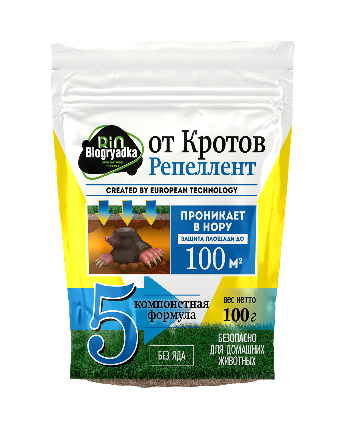 Изображение товара Приманка от кротов Биогрядка 100 г