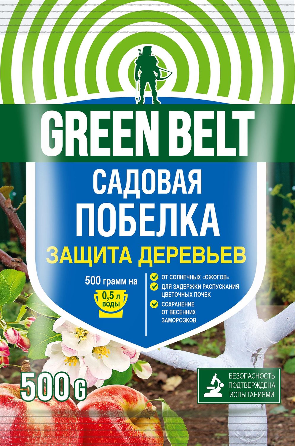 Изображение товара Защитное средство GREEN BELT 500 г против болезней и солнечных ожогов растений