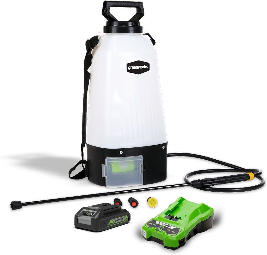Изображение товара Опрыскиватель аккумуляторный Greenworks GSP1250K2 7,5 л с АКБ и З/У 5103507UA