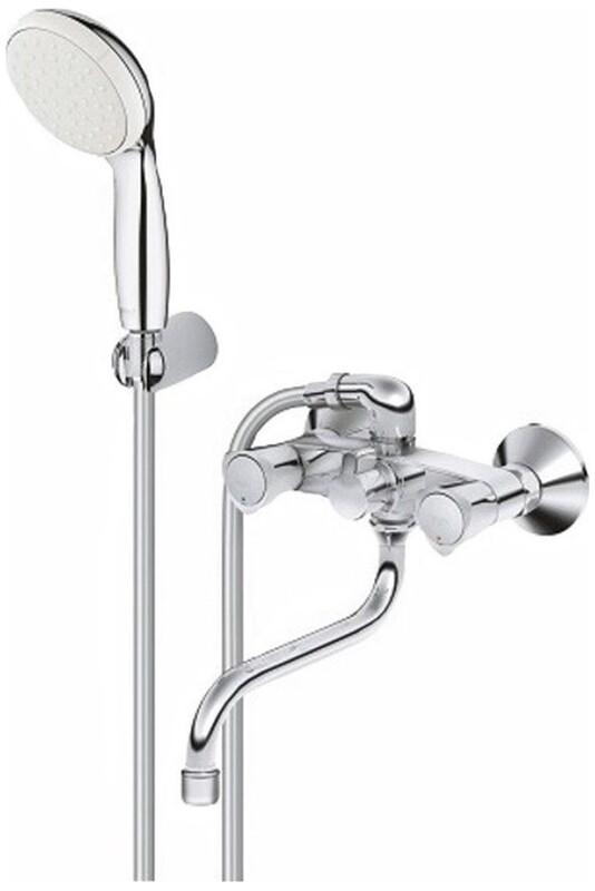 Изображение товара Смеситель для ванны GROHE Costa S 2679210A двухвентильный с поворотным изливом и душем