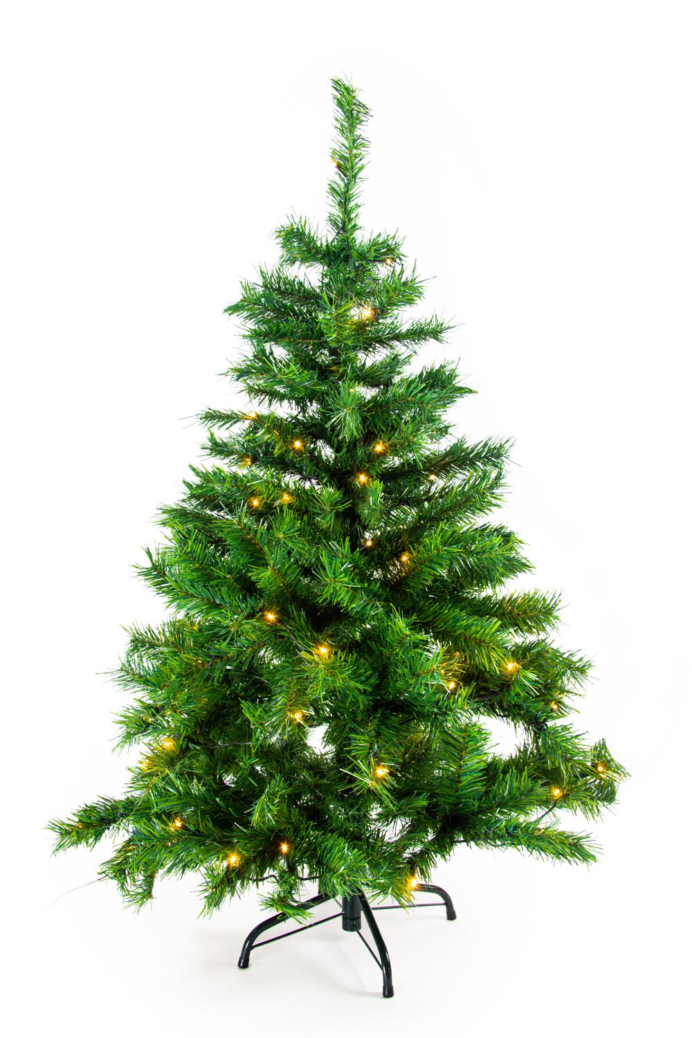Изображение товара Искусственная ель новогодняя 80 LED высота 120 см