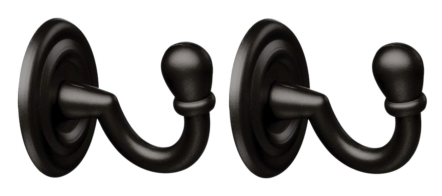 Изображение товара Крючки для штор HOME ACCESSORY металл черный 105 мм 2 шт