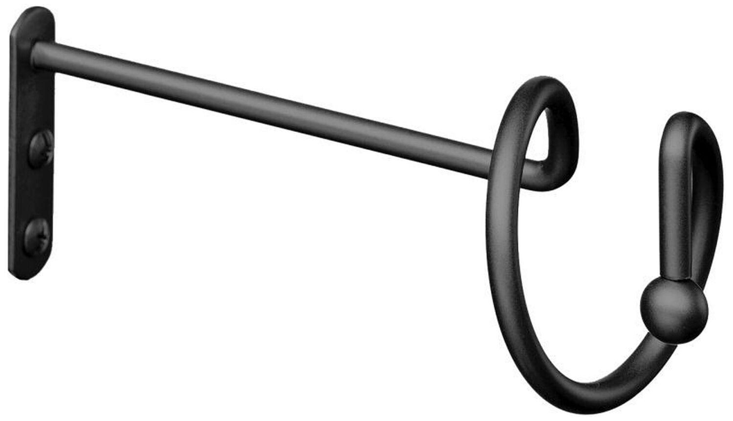 Изображение товара Розетка для штор HOME ACCESSORY 250 мм металлическая черный