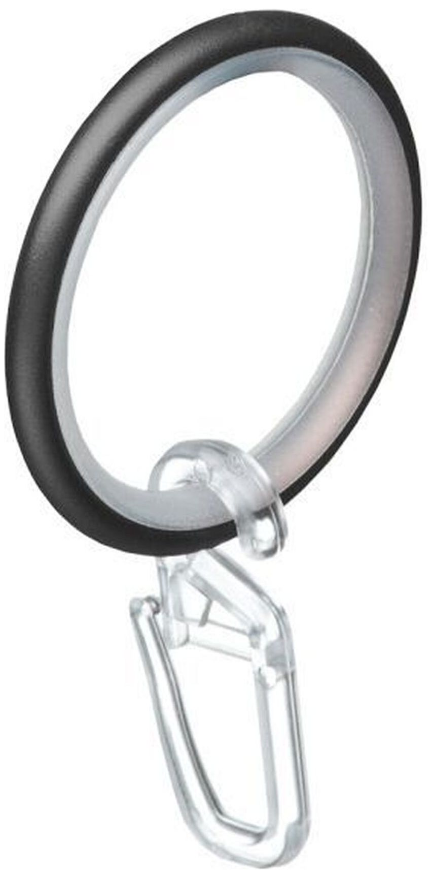 Изображение товара Кольцо для карниза HOME ACCESSORY металлическое черное 150 мм