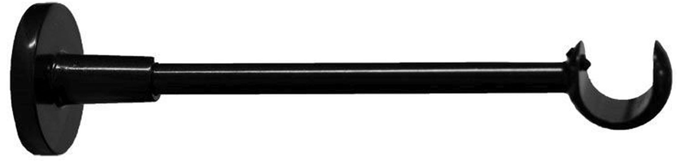 Изображение товара Держатель однорядный HOME ACCESSORY 20.55.605 черный d20 мм 1 шт