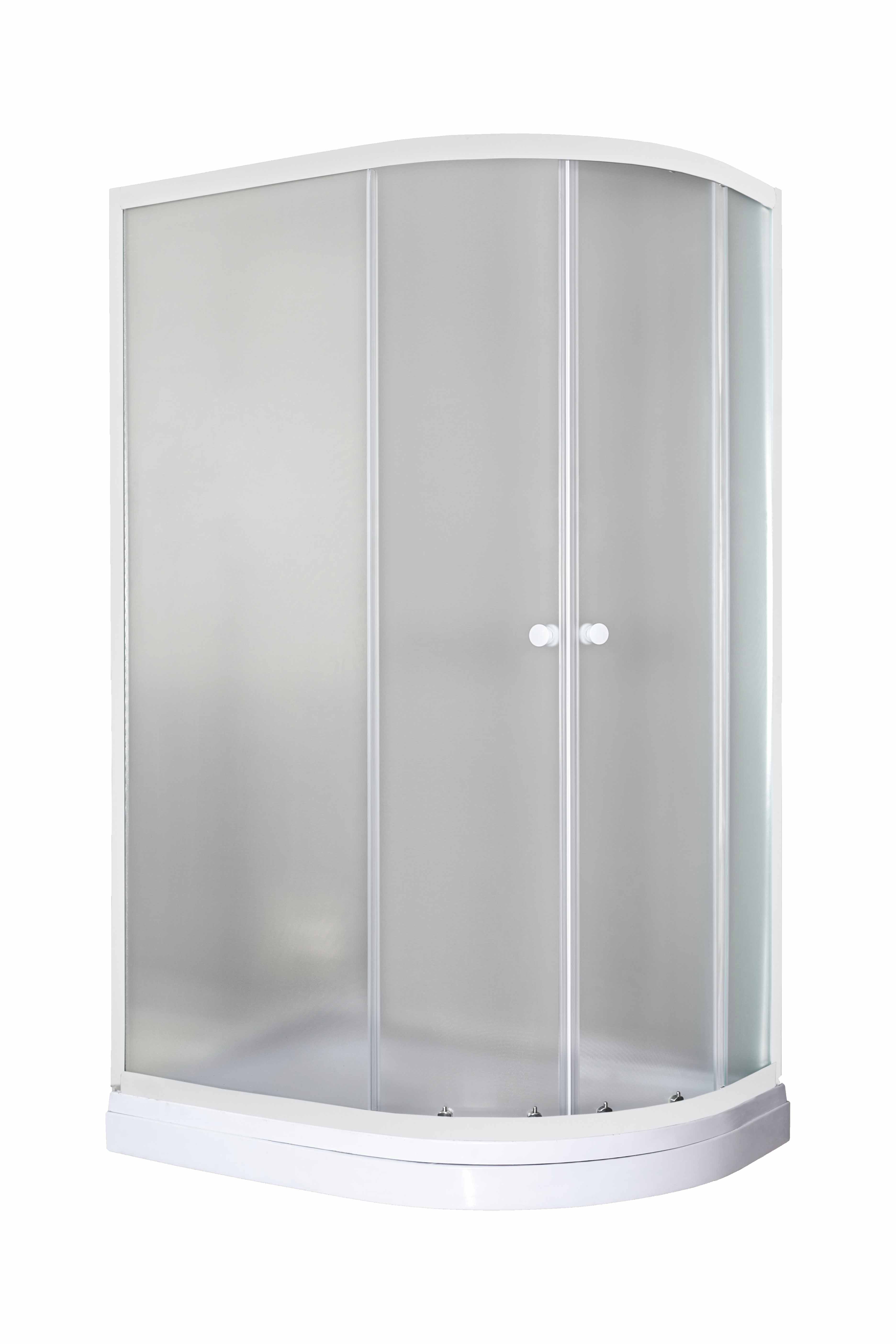 Изображение товара Угол душевой Pegas ассиметричный Р-120L 120х80 см