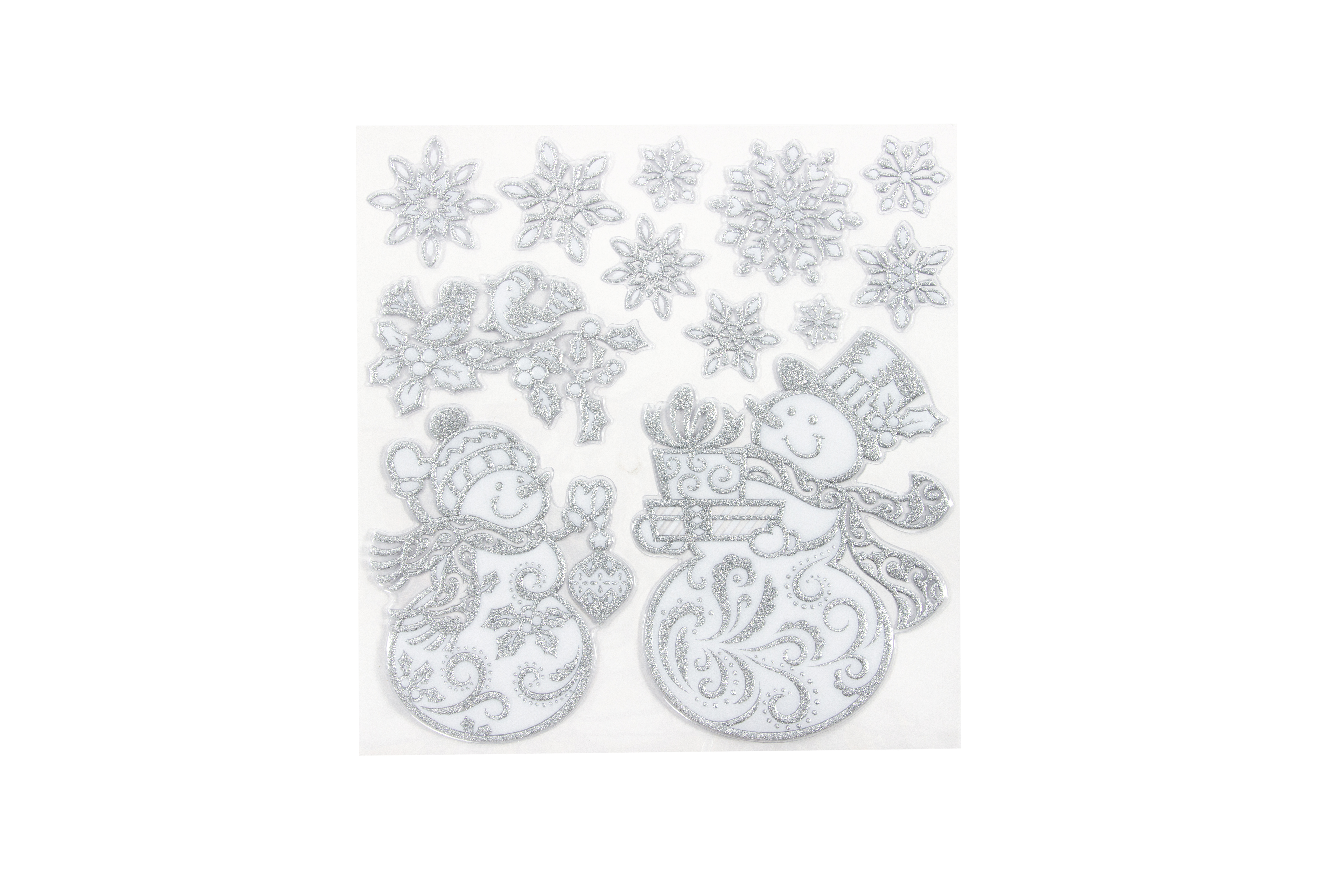 Изображение товара Наклейка на стекло зимняя сказка 31х38 см для украшения сезона