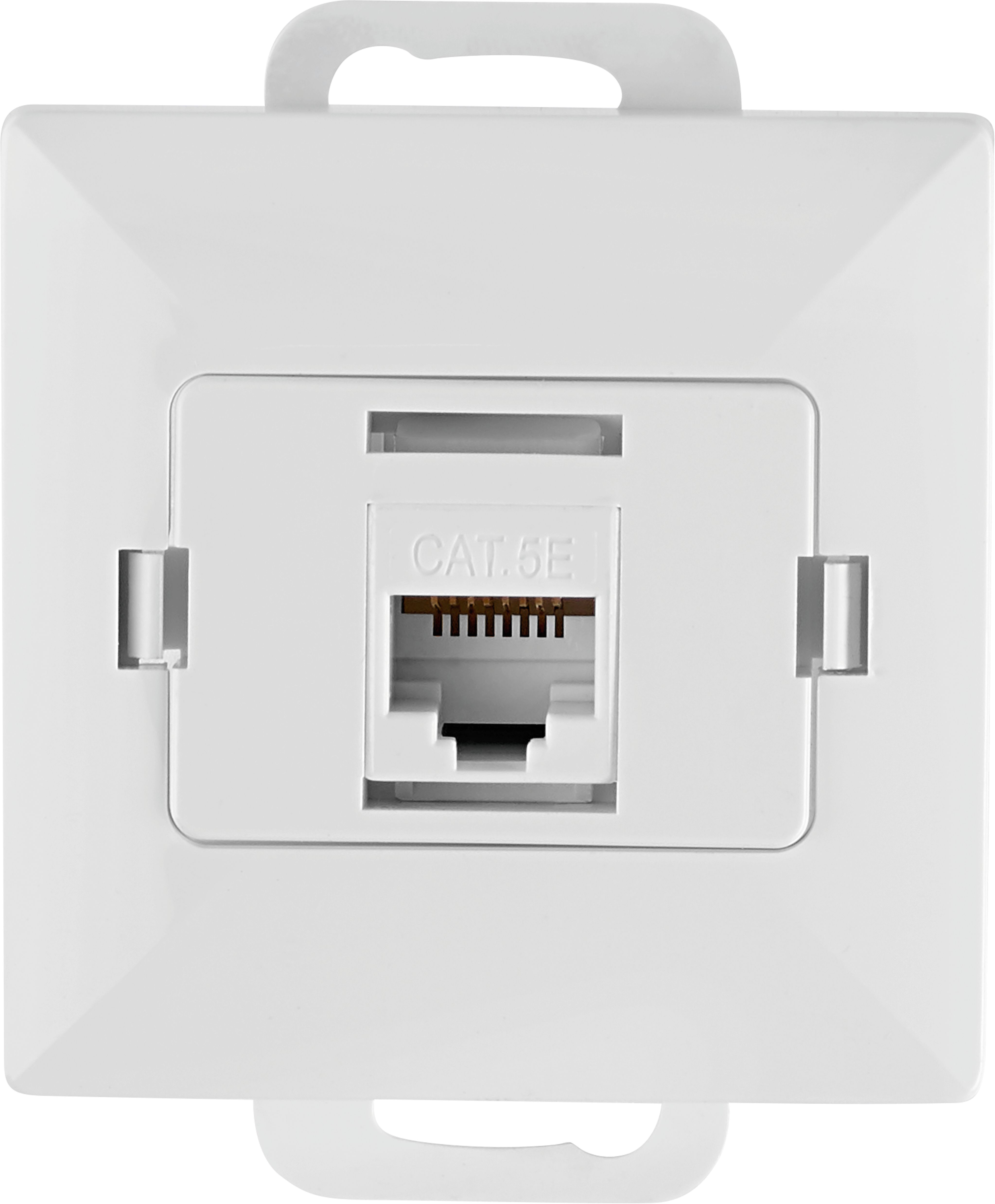 Изображение товара Розетка RJ-45 1 пост OBI Julietta белый