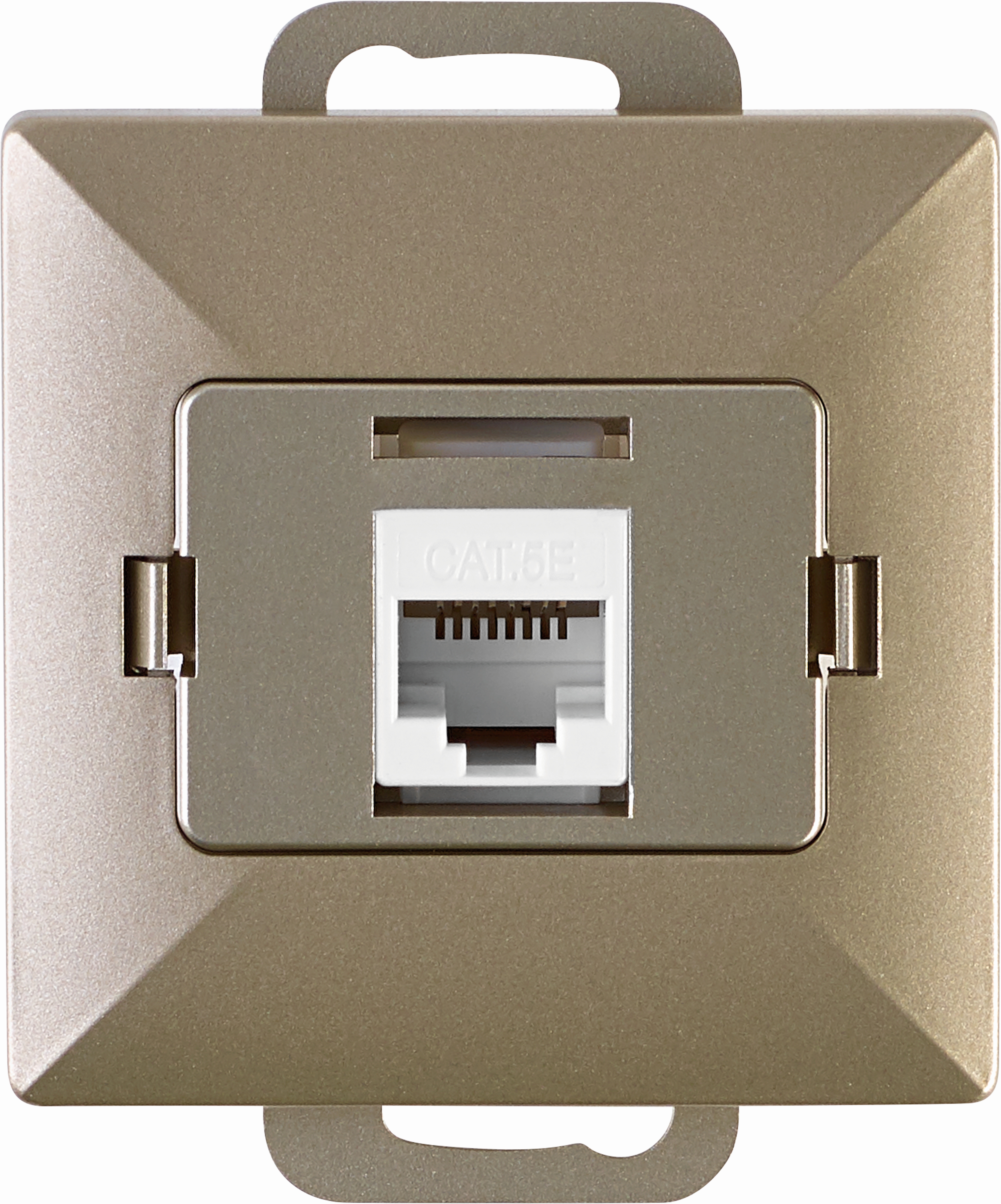 Изображение товара Розетка RJ-45 1 пост OBI Julietta атлас