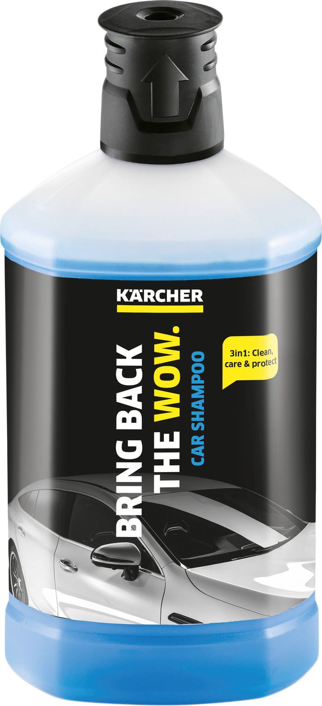 Изображение товара Качественный шампунь для автомобиля KARCHER RM 610 1 л с системойPlug 'n' Clean