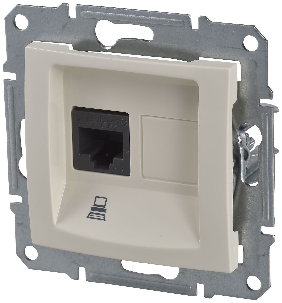 Изображение товара Розетка RJ-45 1 пост Schneider Electric Sedna бежевый