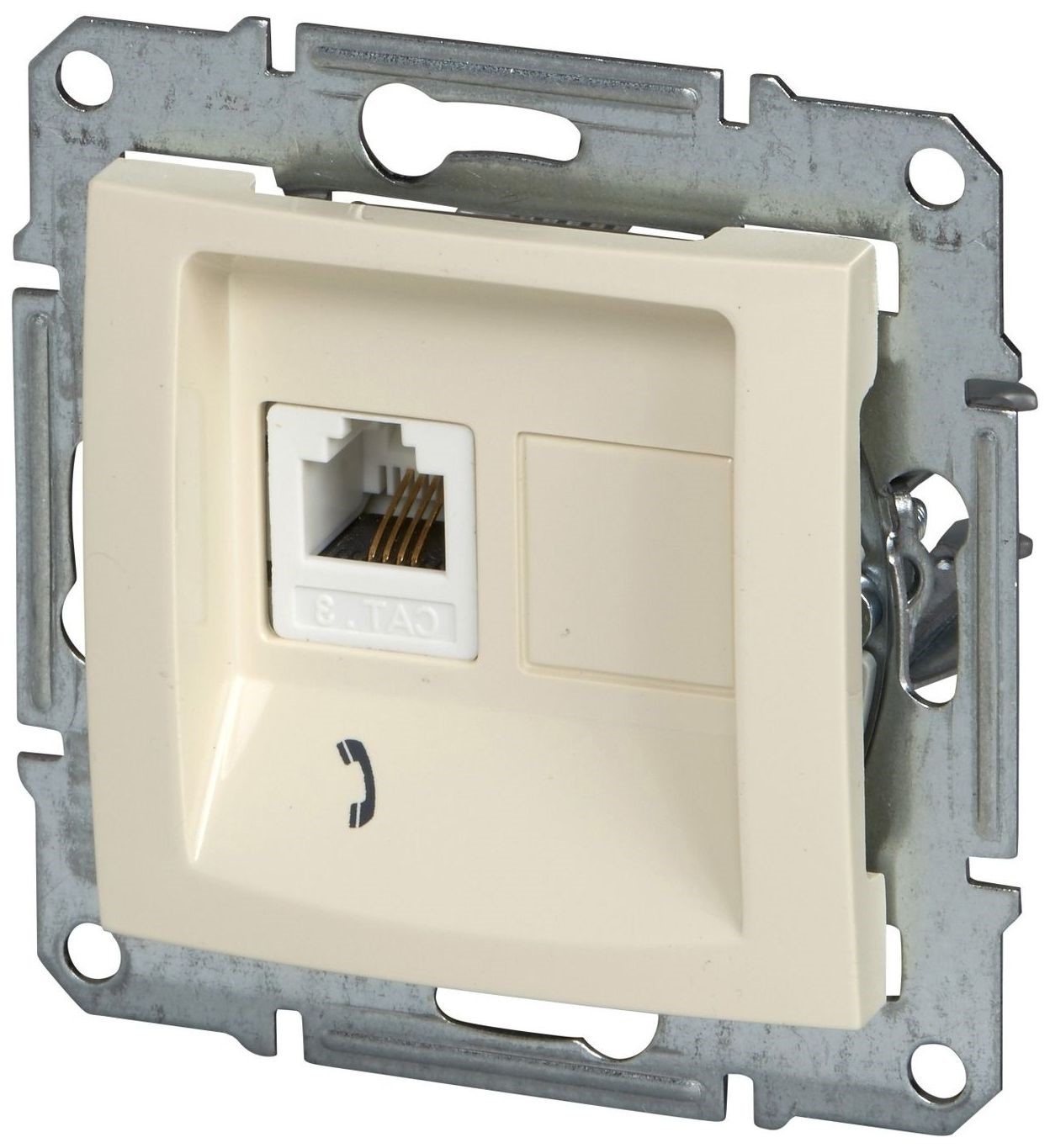 Изображение товара Розетка RJ-11 1 пост Schneider Electric Sedna бежевый